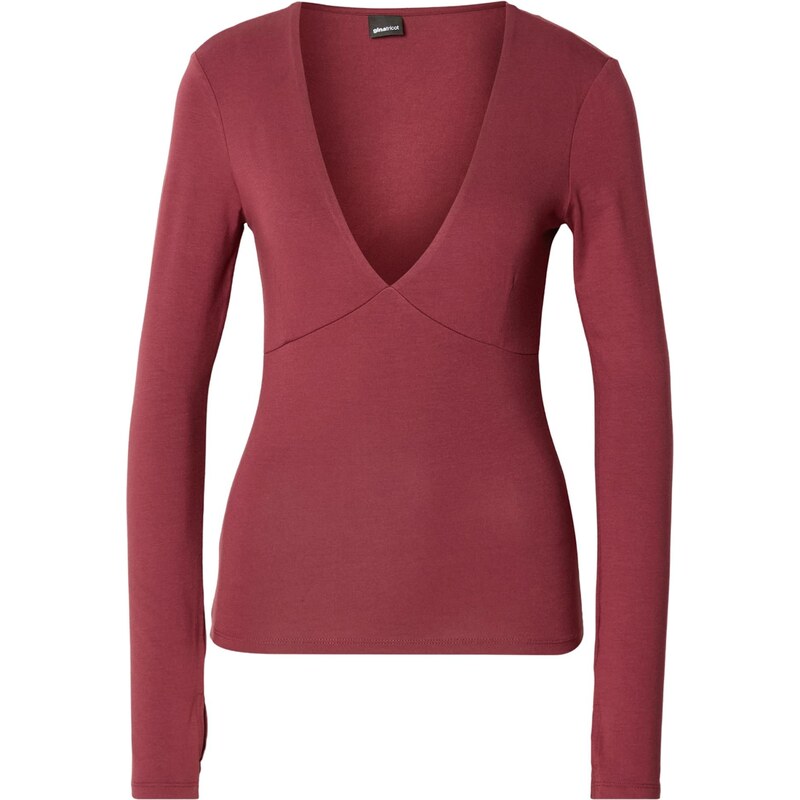 Gina Tricot Tričko burgundská 65896582