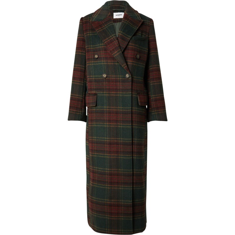 KAVAZI Prechodný kabát zelená / červená 65817229