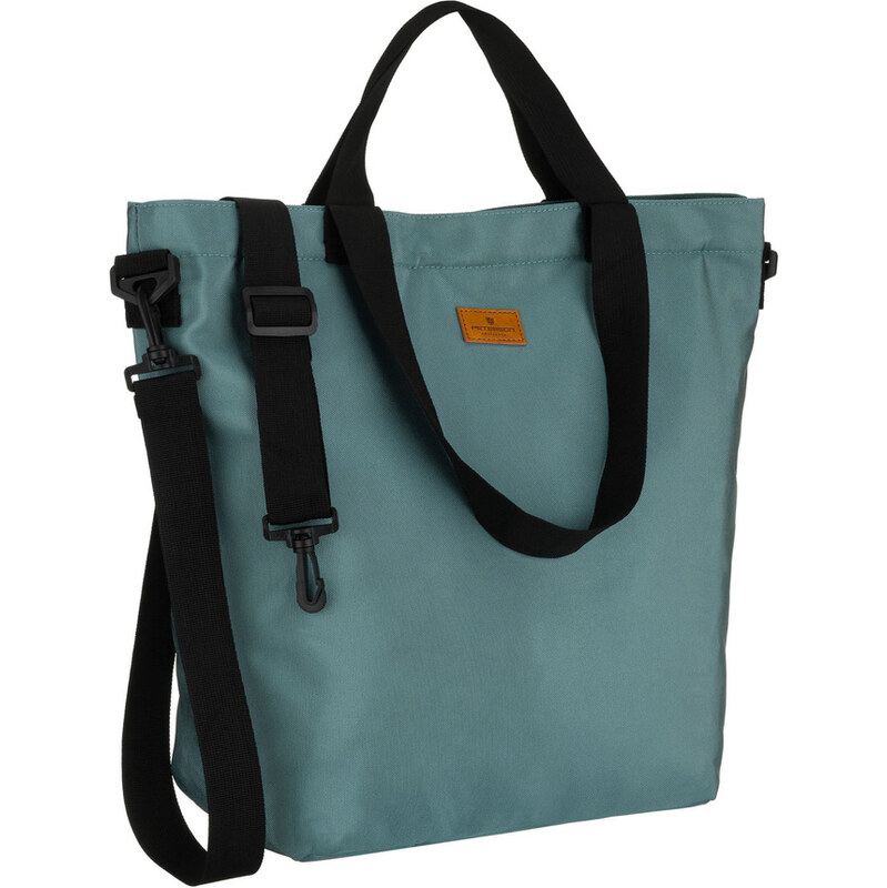 Peterson Svetlozelená dámska taška shopper z polyesteru s odnímateľným 65817293