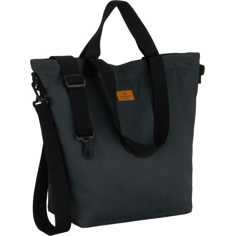 ROVICKY Sivá dámska taška shopper z polyesteru s vonkajším vreckom a 65817303