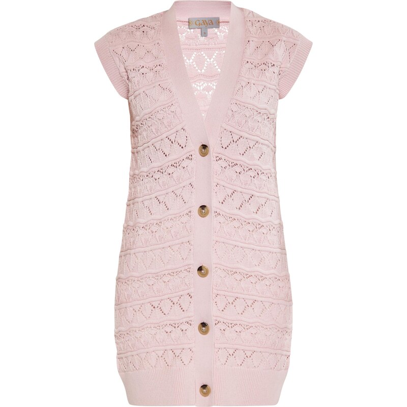 Gaya Pletená vesta rosé 65843398