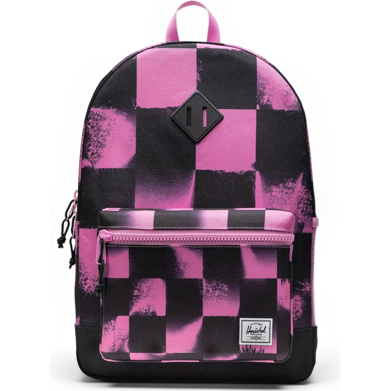 Herschel Heritage Youth Backpack Stencil Checker Opera Mauve 65914851