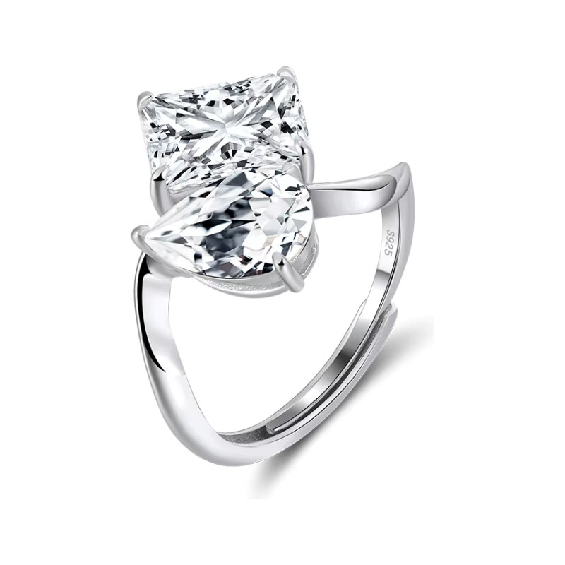 MAJYA Strieborný nastaviteľný prsteň ADRIENA 11908 66011992