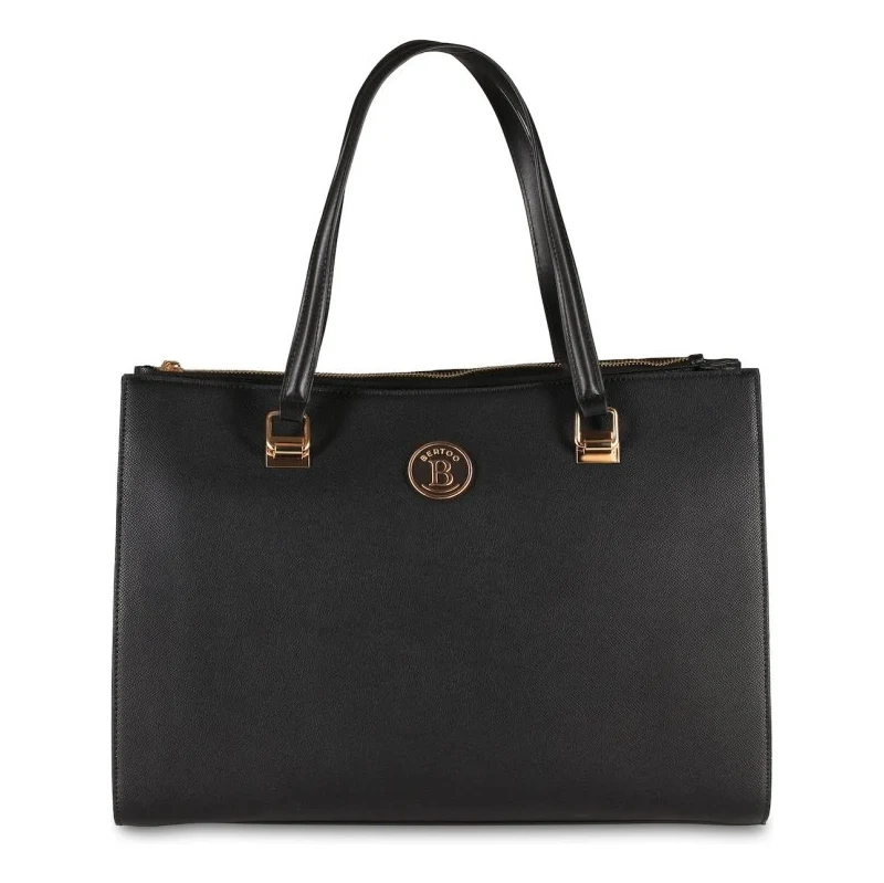 Cestovná kabelka BERTOO Valentina black plain-gold 65821938