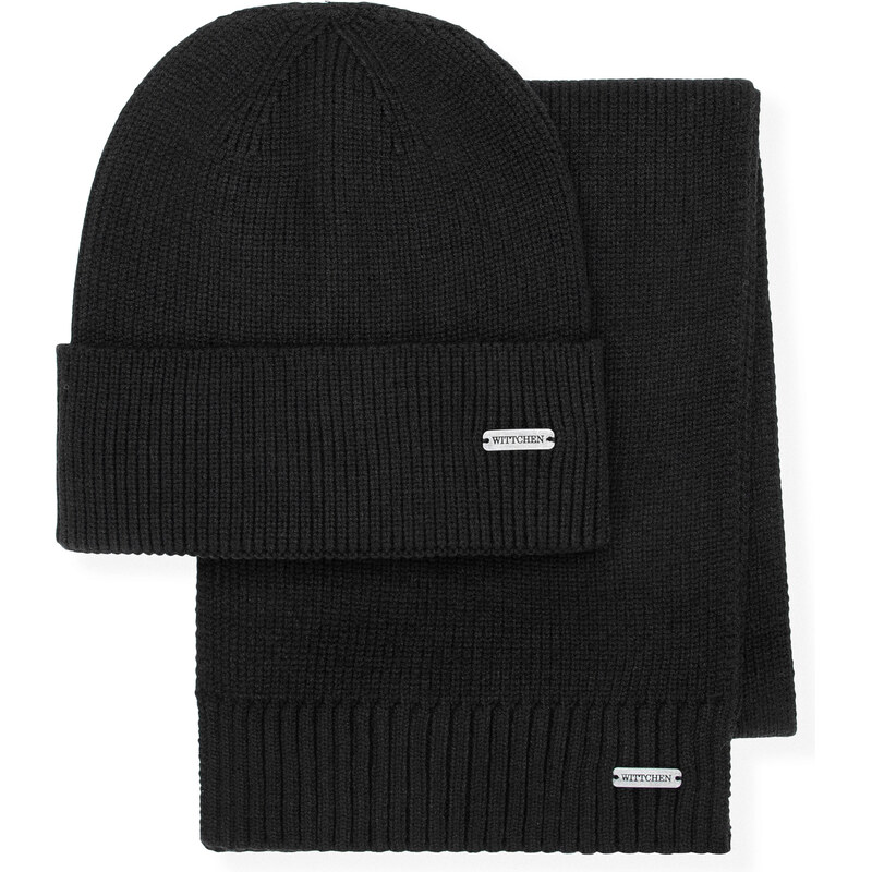 Wittchen Pánsky zimný komplet – čiapka a šál 101-SF-009-1 66067295