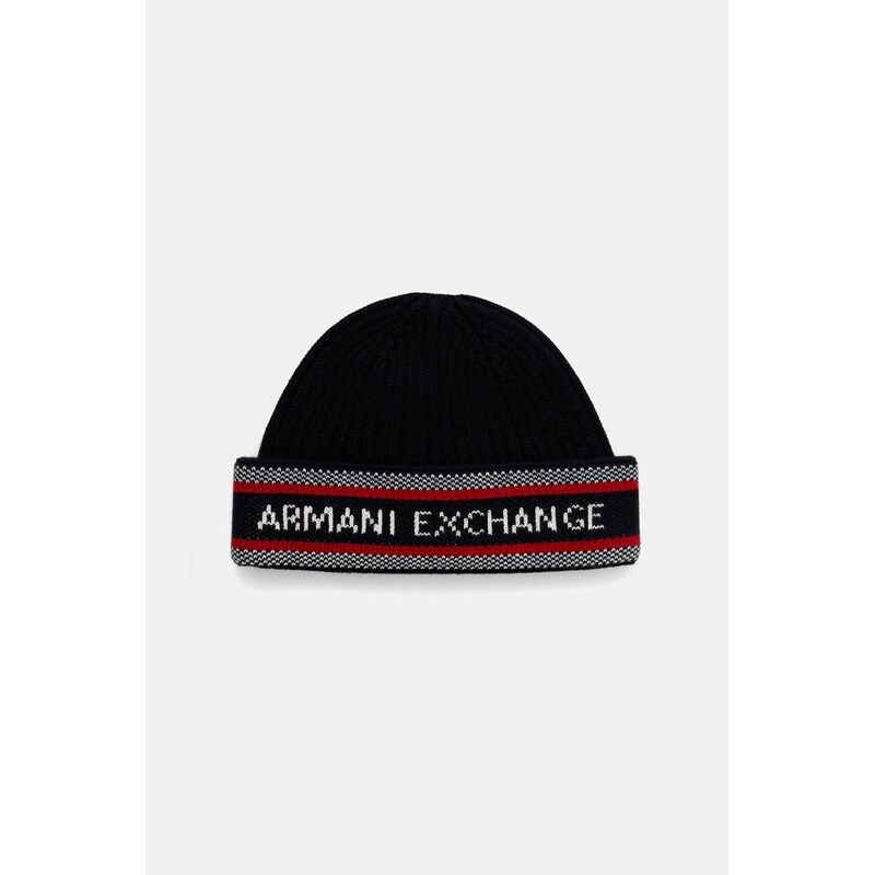 Čiapka s prímesou vlny Armani Exchange 65822810