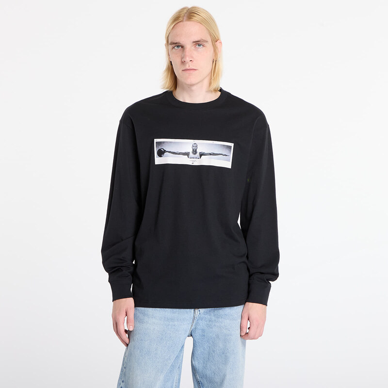 Tričko Jordan M Brand Photo LS Crew Black/ White S 65825070