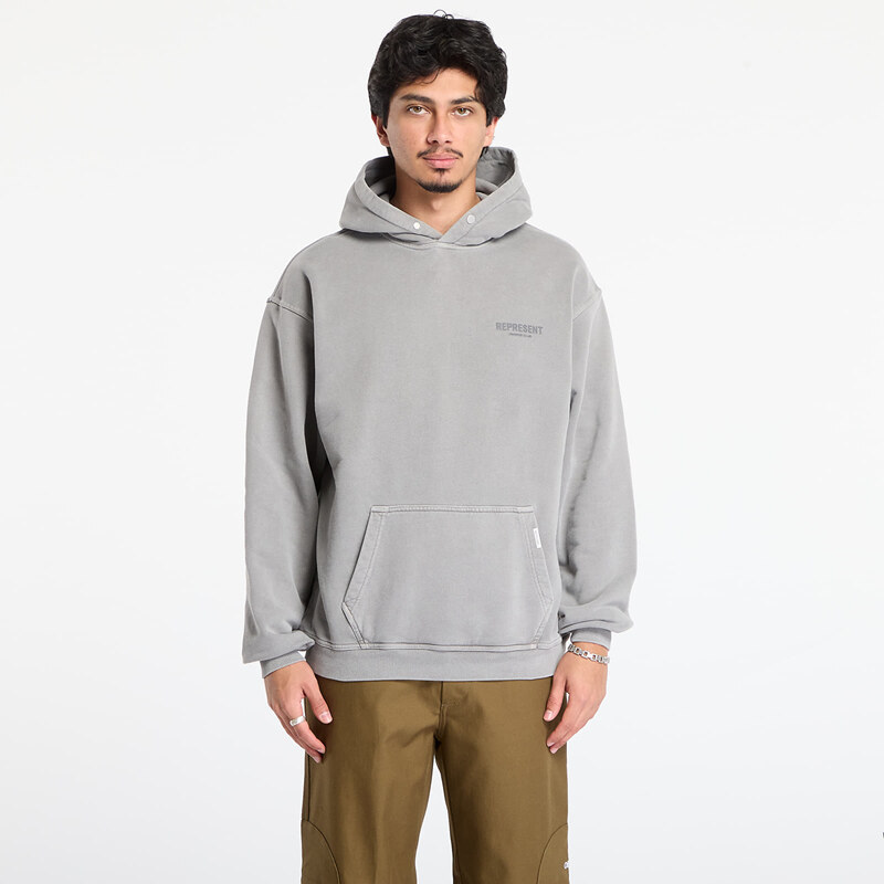 Mikina REPRESENT Represent Owners Club Hoodie Ultimate Grey S 65825062