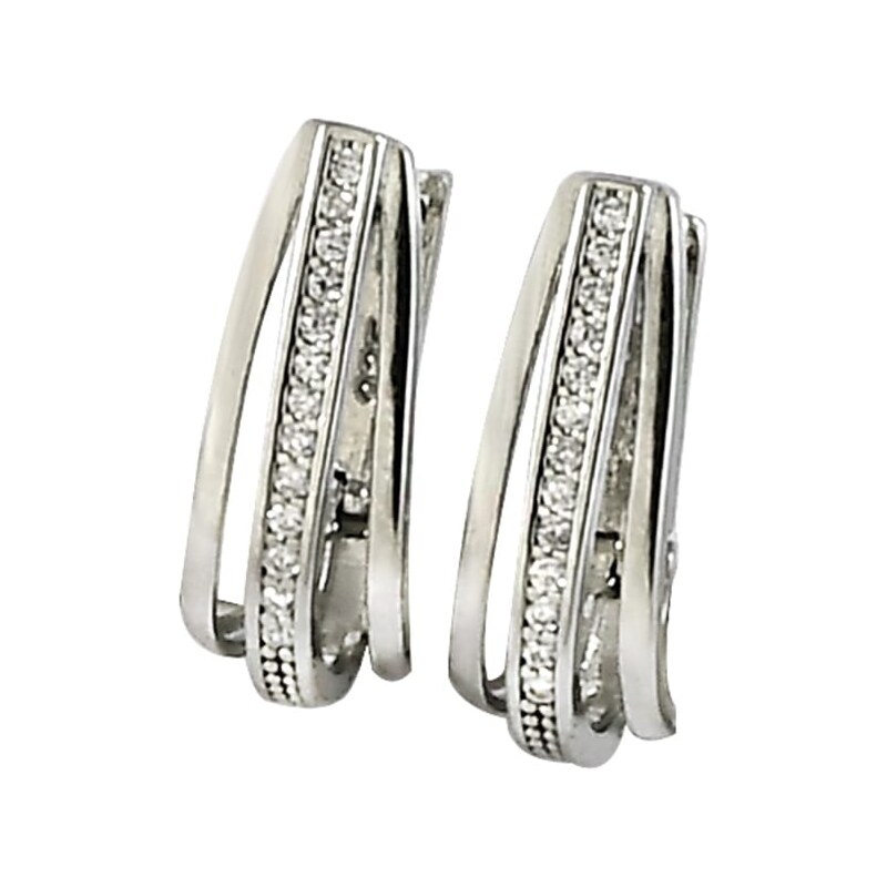 Strieborné náušnice Glare 935 65826192