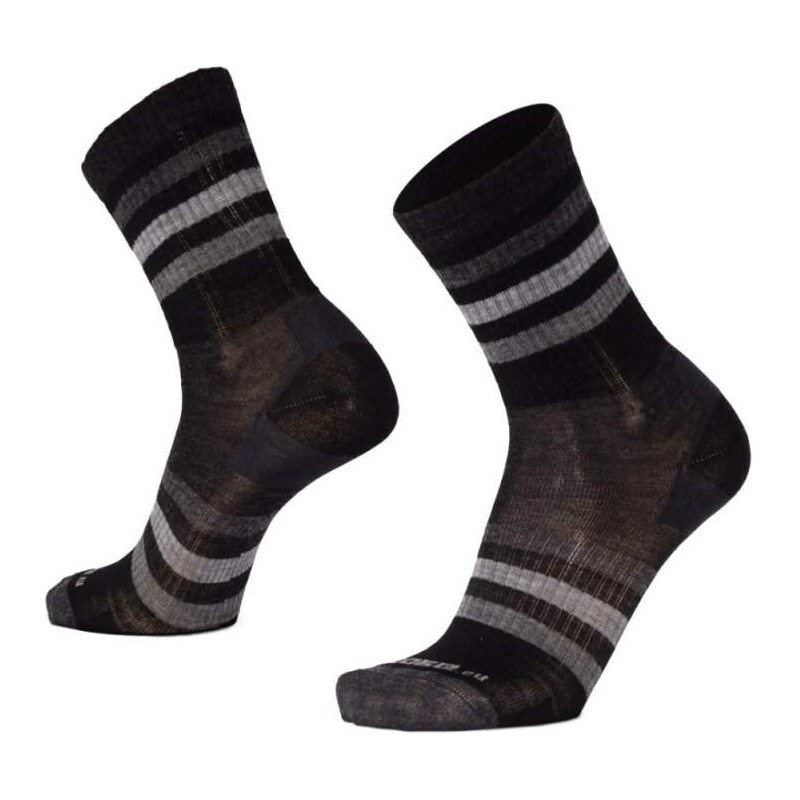 BESKYD LINE pruhované veselé merino ponožky Moose čierna S 1 pár 65826284