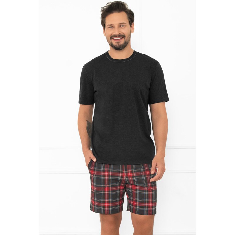 E-shop Italian Fashion pánske krátke pyžamo Rusoli - bavlna