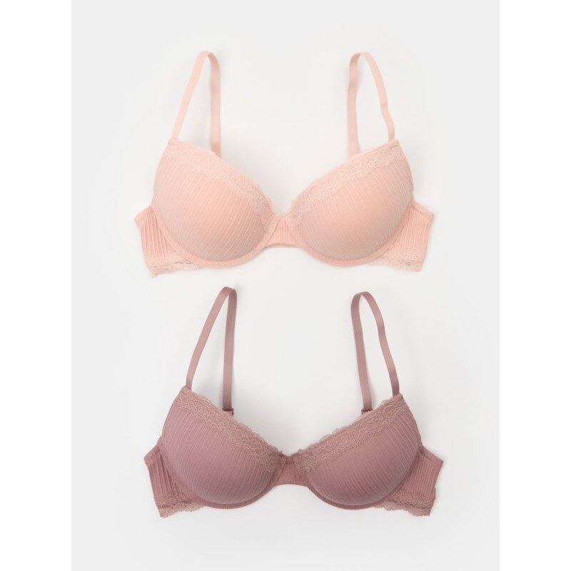 Sinsay - Push up podprsenka 2 pack - viacfarebná 65827110