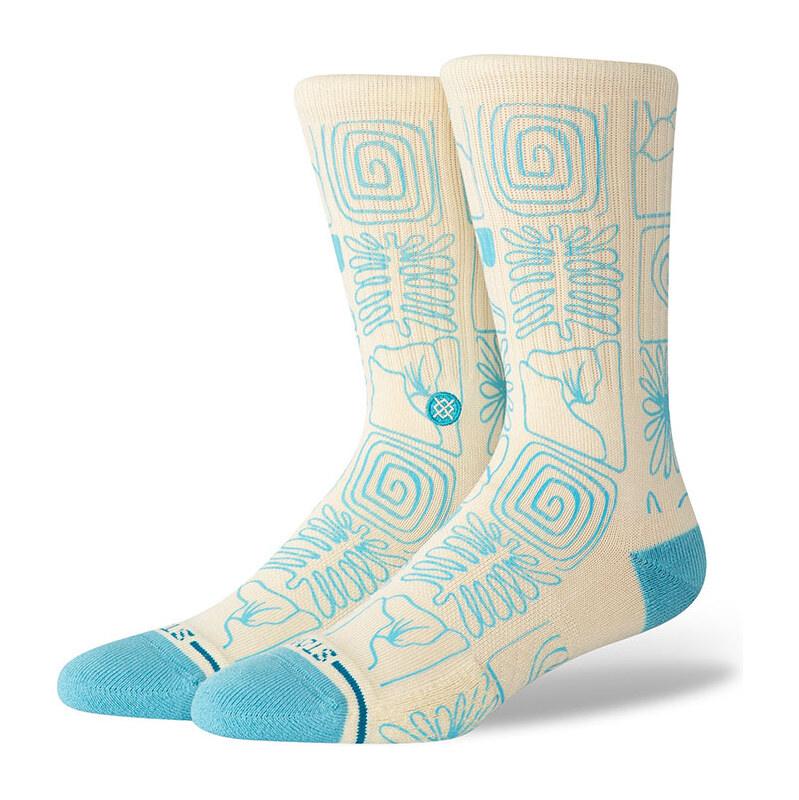 Stance Tested Everywhere Crew - Unisex - Ponožky Stance - Hnedé - 66361898