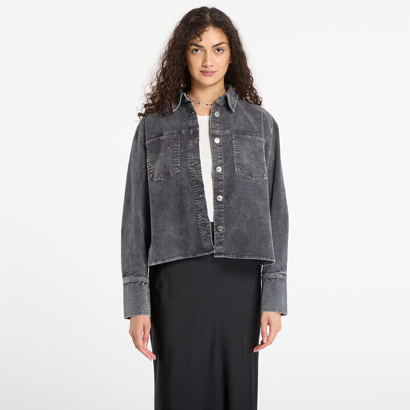 Bunda Samsøe Samsøe Sasofie Patch Pocket Shirt Asphalt S 65827247