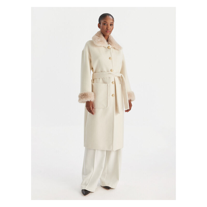 Vlnený kabát YES LONDON 65827896