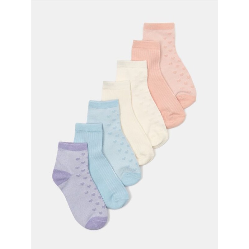 Sinsay - Súprava 7 párov ponožiek - viacfarebná 65827151