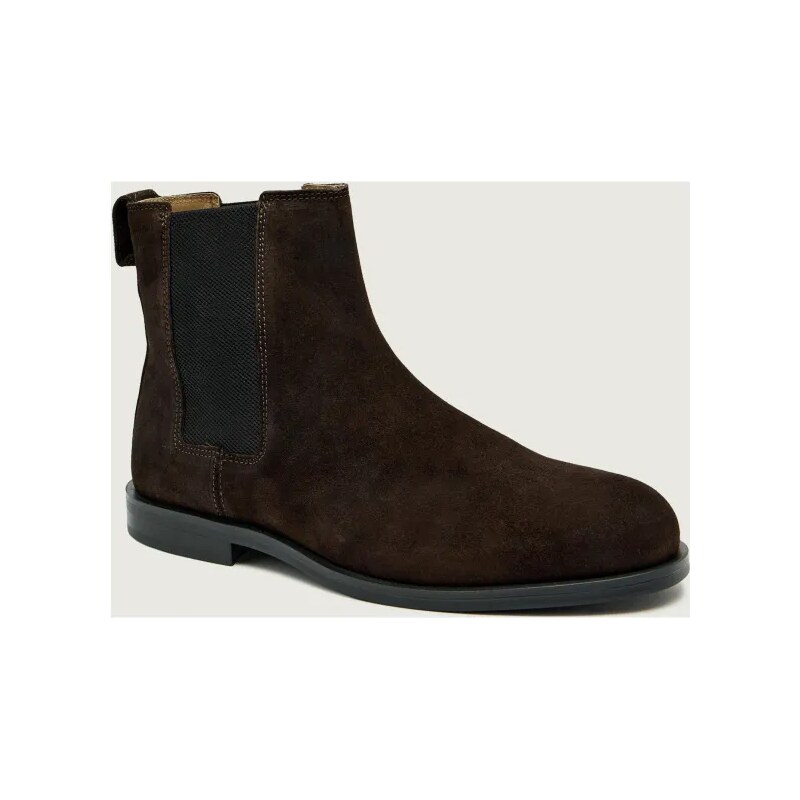 Calvin Klein Jazdecké topánky CHELSEA | semiš 65827769