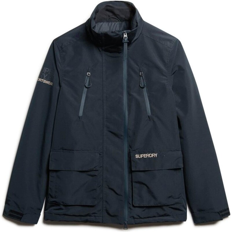 Superdry & Co Prechodná bunda béžová / námornícka modrá 65832099