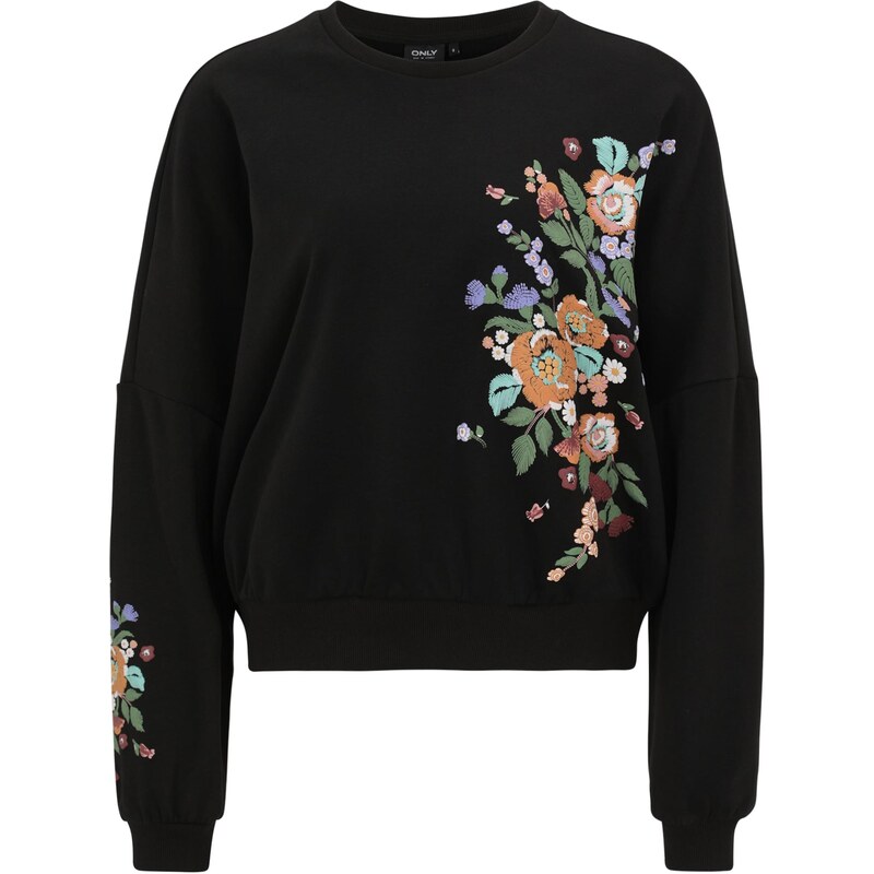 Only Tall Mikina zelená / svetlofialová / oranžová / čierna 65875680