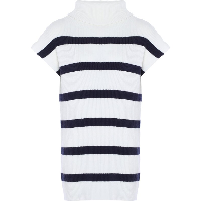 bridgeport Sveter námornícka modrá / biela ako vlna 66930538