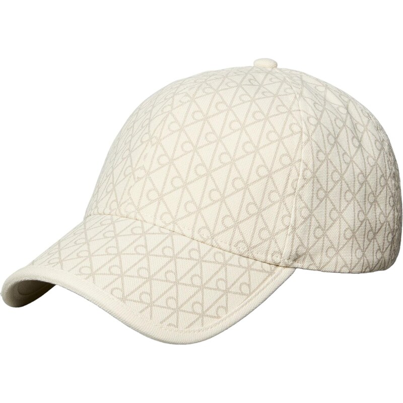 Calvin Klein Čiapka béžová / biela 65884268