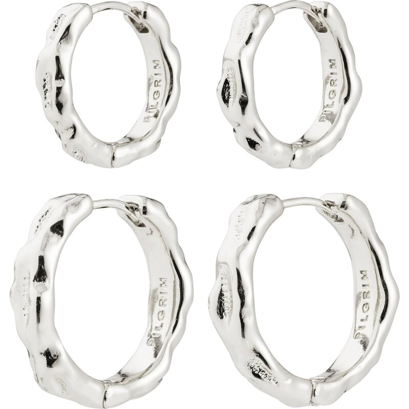 Pilgrim Náušnice Darby strieborná 65835414