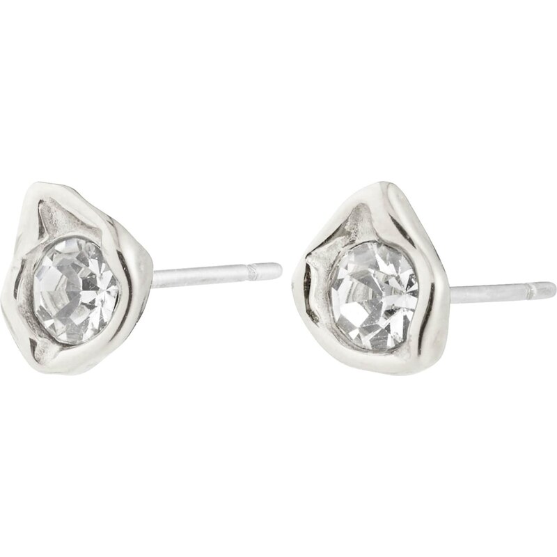 Pilgrim Náušnice Kota strieborná 65835422