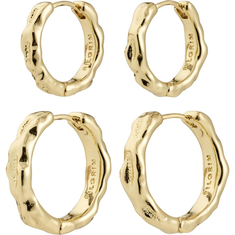 Pilgrim Náušnice Darby zlatá 65835394