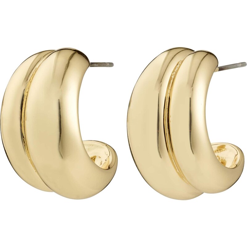 Pilgrim Náušnice Miko zlatá 65835418