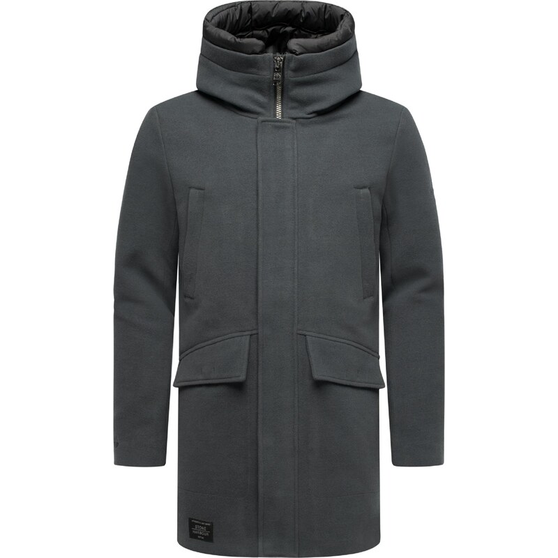 STONE HARBOUR Zimný kabát Fenroos tmavosivá 65893346