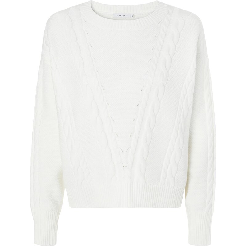 TATUUM Sveter šedobiela 65853325