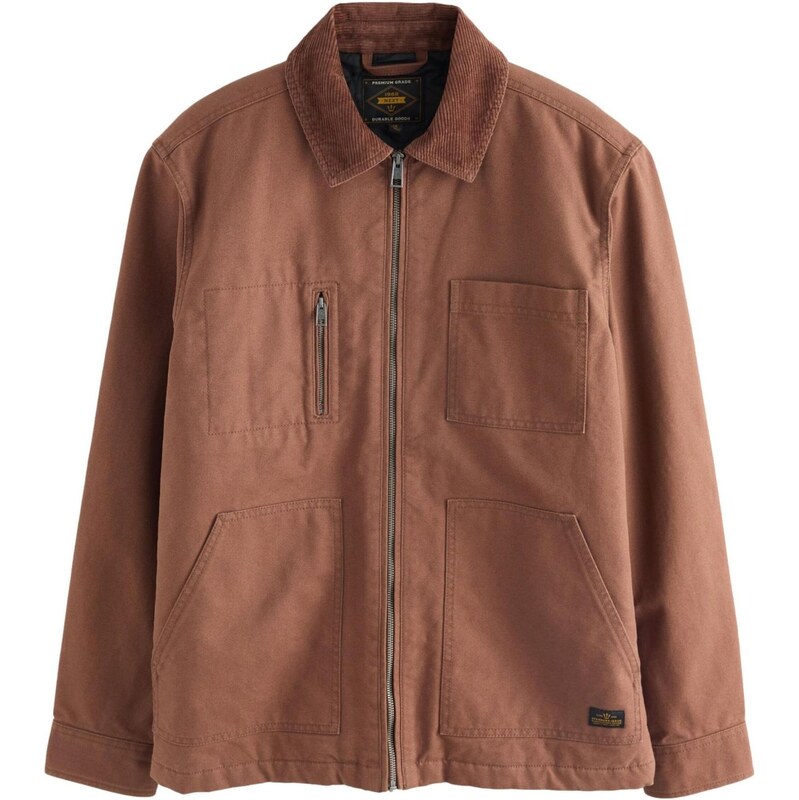 Next Prechodná bunda hnedá 65835886