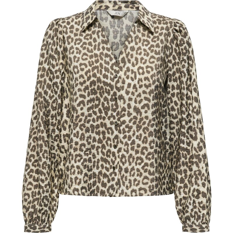 JDY Blúzka JDYBEATRICE béžová / čierna 65835889