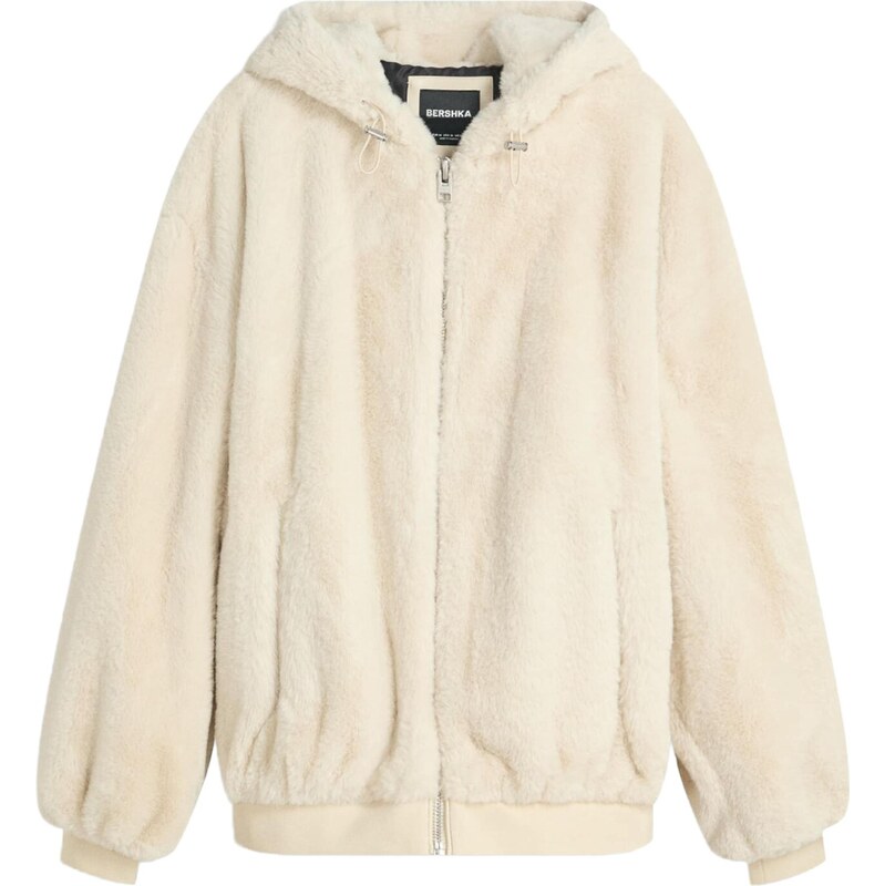 Bershka Prechodná bunda nebielená 65894958