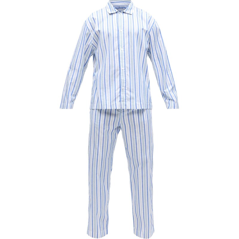 Calvin Klein Underwear Dlhé pyžamo modrá / tyrkysová / biela 65836051