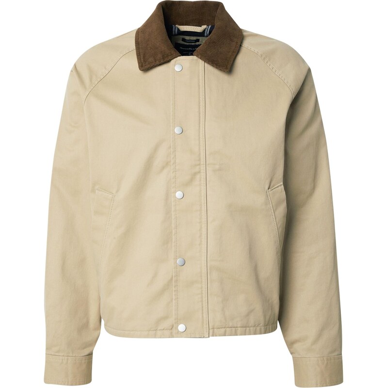 Abercrombie & Fitch Prechodná bunda hnedá / svetlohnedá 65896748