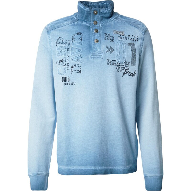 CAMP DAVID Mikina svetlomodrá / čierna 65836210