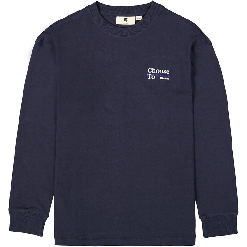 GARCIA Mikina modrá / námornícka modrá / biela 66009966