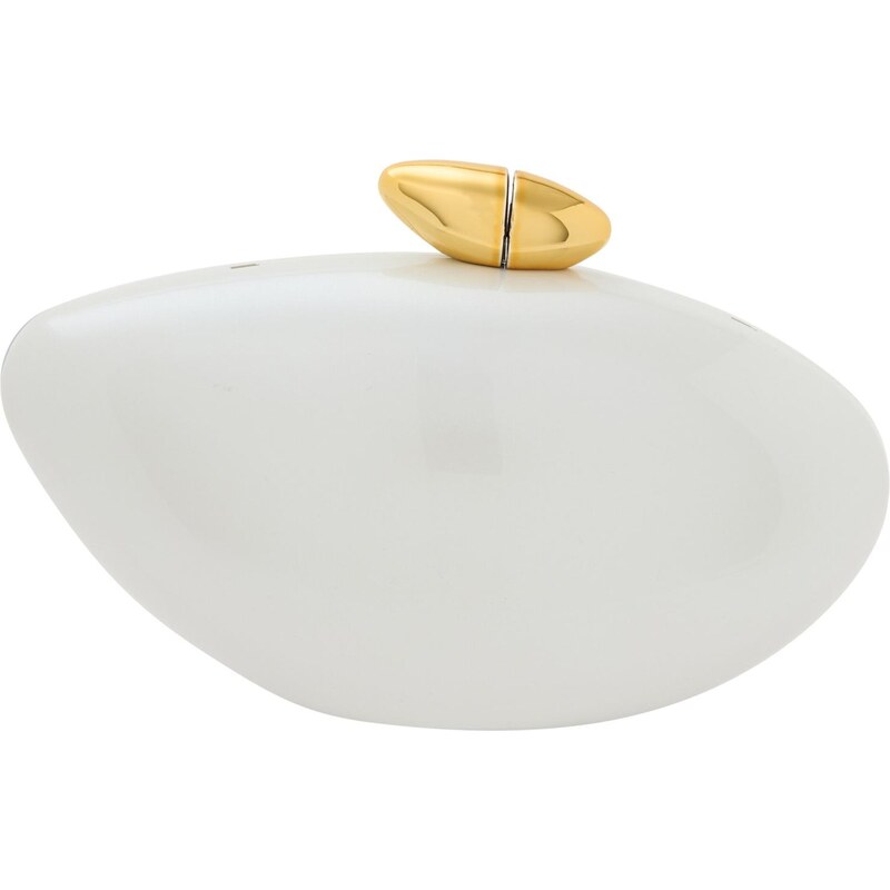 KRZY Listová kabelka žltá / biela 65835142