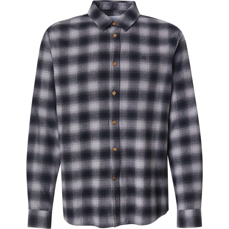 Kronstadt Košeľa Reinar tmavomodrá / svetlosivá 66026748