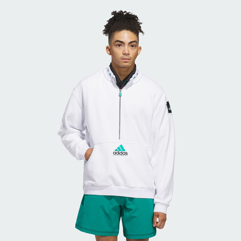 Adidas Mikina Equipment so štvrtinovým zipsom 65835588
