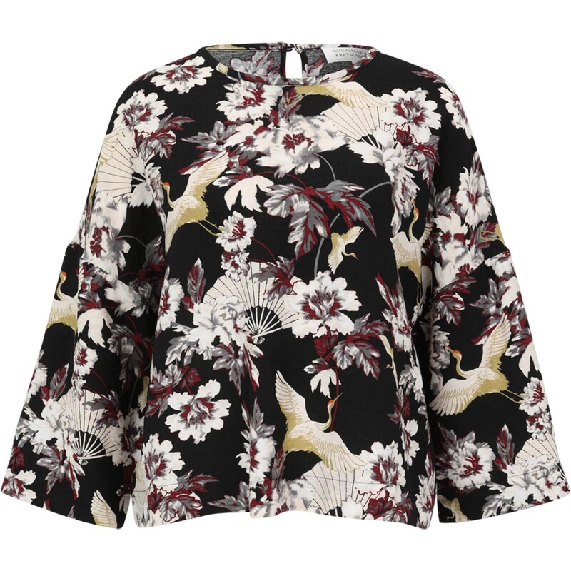 Guido Maria Kretschmer Women Blúzka Orelia žltá / vínovo červená / 66009689