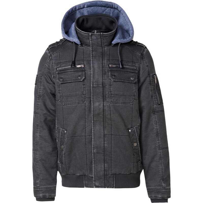 KOROSHI Zimná bunda modrá / čierna 65836060