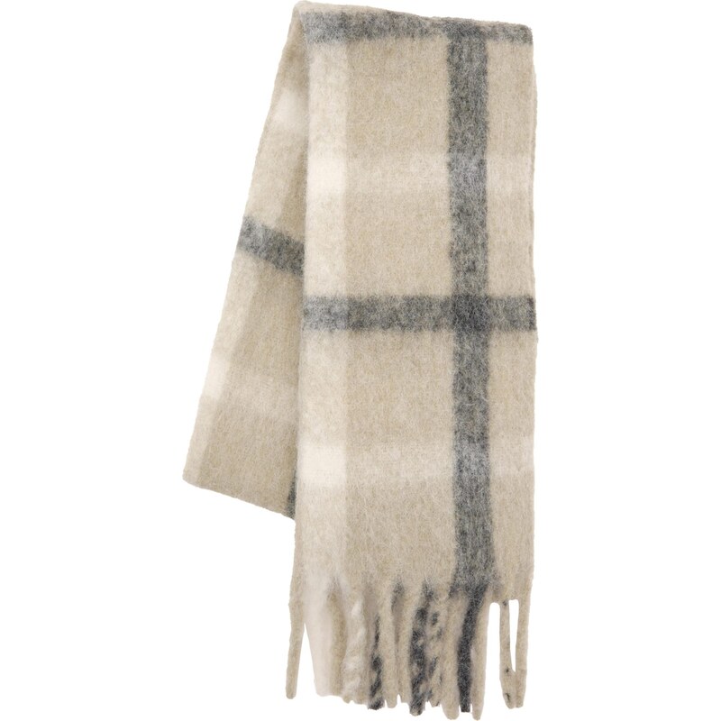 Pull&Bear Šál svetlobéžová / tmavobéžová / čierna 65836169