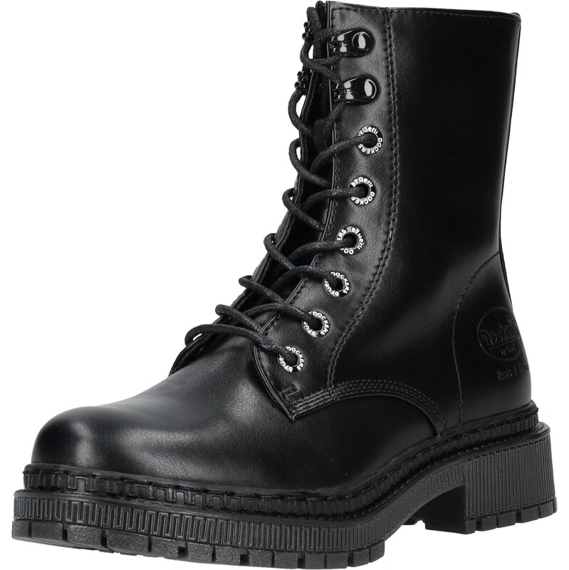 Dockers by Gerli Šnurovacie členkové čižmy čierna 65906515