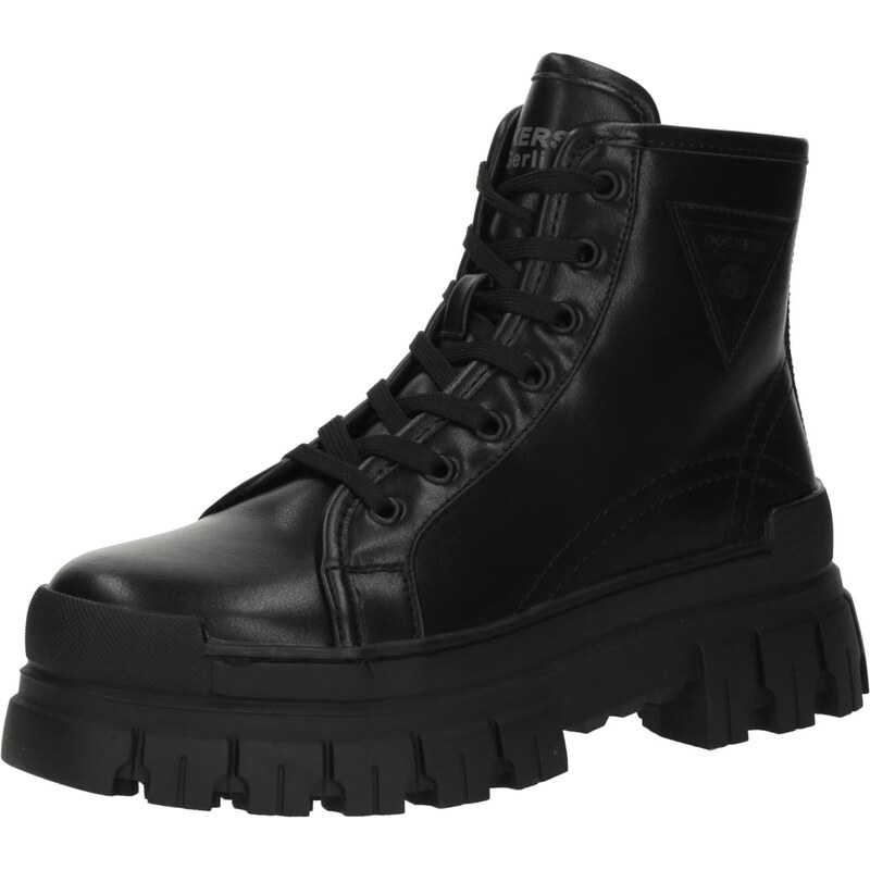 Dockers by Gerli Šnurovacie členkové čižmy čierna 65906826