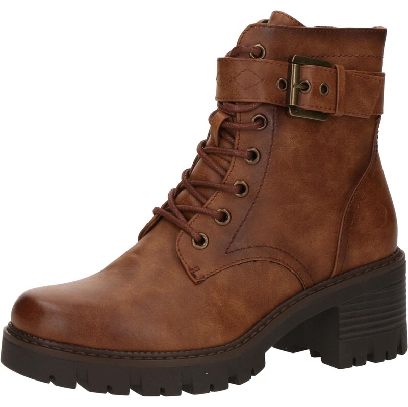 Dockers by Gerli Šnurovacie členkové čižmy hnedá 65906827