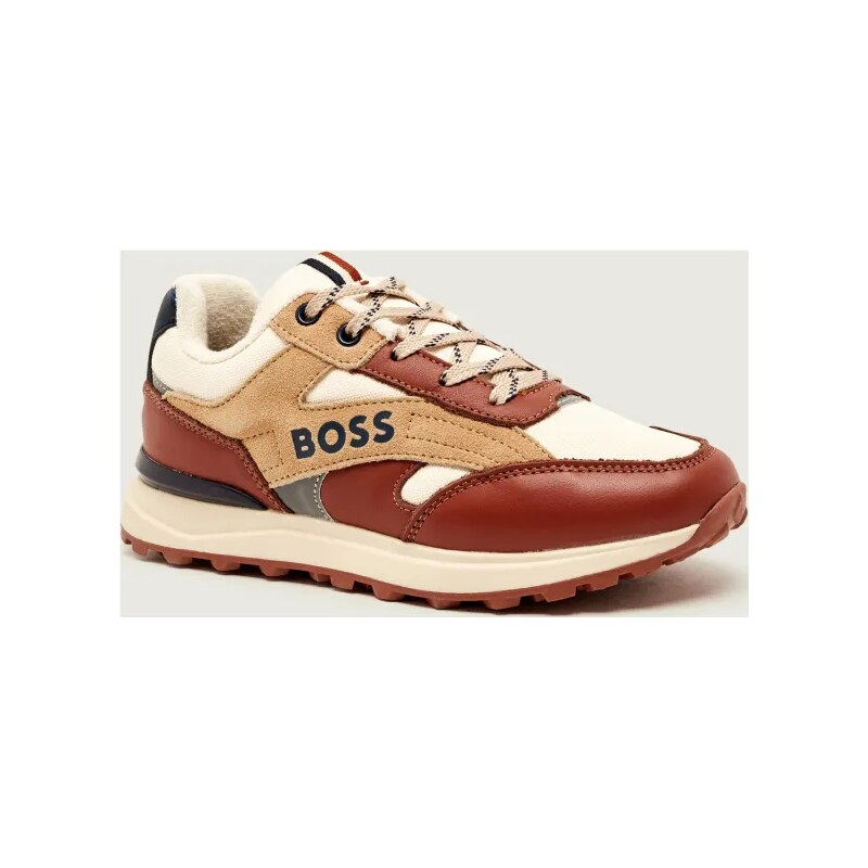 BOSS Kidswear Kožené tenisky 65827665