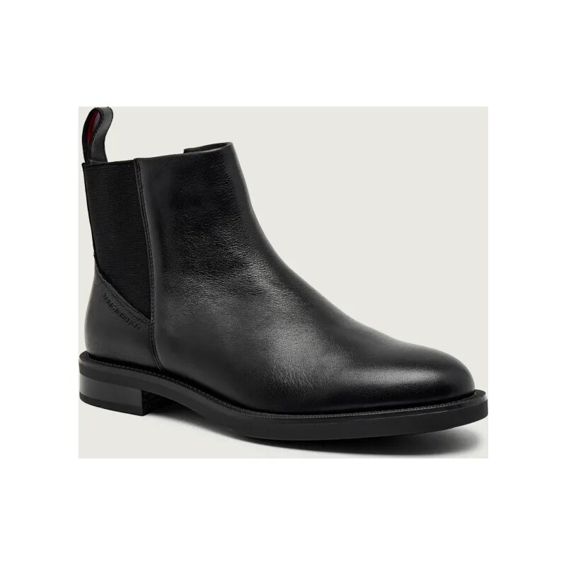 Tommy Hilfiger Kožené jazdecké topánky VOGUE LTH WARM CHELSEA 65827754