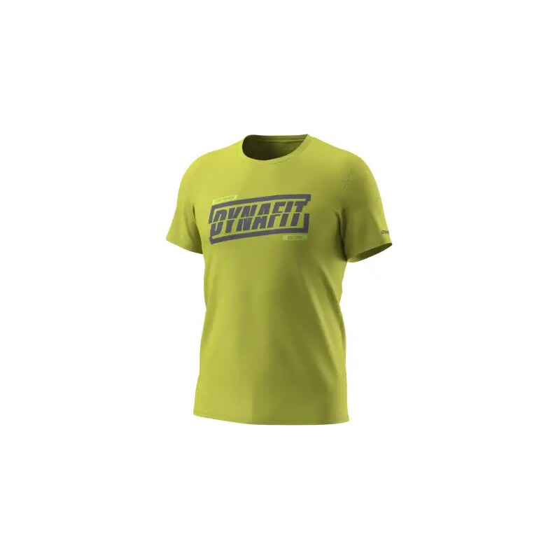 E-shop Dynafit Graphic Cotton pánske tričko krátky rukáv Golden Lime